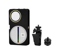 Selfie Light - Mini Lightweight Slim Lighting for Perfect Illumination, Rechargeable Magnetic Ring Lights for Live Streaming Photography Recording Beauty Vlogging Travel Outdoor,White Black