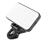 Selfie Light, Portable Led Beauty and Makeup Clamp Lamp with Rechargeable Battery, Perfect for Home, Studio, Vlogging, Live Streaming, Video Recording, Makeup Application, 10x8.5x4cm