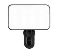 Selfie Light - Portable LED Beauty Makeup Clamp Lamp | Rechargeable Fill Light for Home, Studio, Vlogging, Live Streaming, Video Recording, Makeup, Travel, and Conference Use