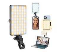 Selfie Lights, Youlisn LED Photo Light Portable 60LEDs Video Light with Rechargeable Clip and Adjusted 3 Lighting Modes, 2000mAh Phone Lighting for Laptop, iPad, Phone, Makeup, TikTok, Selfie, Vlog