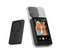 Selfie Monitor Screen, 3.97 Inch Wireless Touch Screen with Magnetic Quick Release 164ft Range P2P Connection for Vlogging Photography