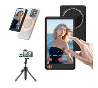 Selfie Monitor Screen iPhone with Sound and Touch, Back Camera Monitor Phone, Built-in Speaker/Shutter Touch Screen That use Phone Back Camera for Vlog|TK|Live Streaming (iPhone)