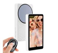 Selfie Monitor Screen, Magnetic Selfie Display For Live Streaming Video, Portable Smartphone Accessories Usage In Photography Vlogging Recording Events Travel Studio Content, 2.36x0.39 inches