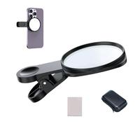Selfie Monitor Screen - Phone Rear Camera Clip On Mirror, Multifunctional Reflective Looking Glass | High Definition Rear View Selfie Screen For Accurate Back Camera Photos, Creative Phone Accessories