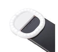 Selfie Ring Light, 3-speed Light Selfie Fill Light, Rechargeable Clip Light For Phone And Wearable Camera Beauty And Short Videos