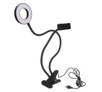 Selfie Ring Light with Cell Phone Holder 5V 48LED 12W for Live Streaming Vlog Shooting Photography