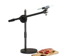 Selfie Ring Light with Stand and Phone Holder - 12 Inch LED Ring Light, Articulated Arm Camera Mount, Professional Video Lighting for Teaching, Photography and Overhead Tripod