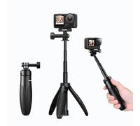Selfie Stick for Go Pro Mini Tripod Stand Compatible with Go Pro Hero 13/12/11/10/9/8 Action Camera Portable Pocket Tabletop Handgrip Extendable Vlog Selfie Stick