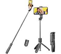 Selfie Stick For Google Pixel 10/10 Pro/10-Pro-XL/9a/9/8/8a/7/7a/6/6a/5/4/3 Handheld Tripod with Detachable Wireless Remote Extendable and Portable Stable Stand Travel Easy to Carry for Pixel phones