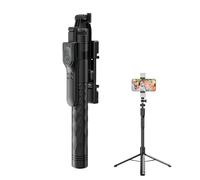 Selfie Stick for Mobile Phone - Tripod with Adjustable Height Phone Holder - Selfie Stick with Handheld Stabilizer, Cell Phone Tripod, Phone Tripod with Control