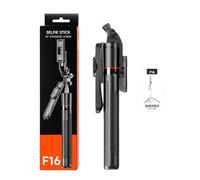 Selfie Stick, Travel Selfie Stick, 2 in 1 Lightweight Non-Slip Wireless Tripod for Vlog, Travel, Live Streaming, and Camping