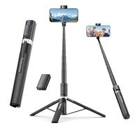 Fuloview 60'' Selfie Stick Tripod,Tripod for iPhone Wireless Remote for Selfies,Group Photograph,Video Recording. Phone Stand Compatible with iPhone Android Phone,Camera