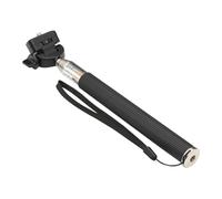Selfie Stick - Traveller Monopod for Compact Digital Cameras, Action Cam - Works with Sony, Canon, Nikon, Panasonic and More with 1/4" Screw - Wrist Strap Included - Range: 22 to 109 cm - Black