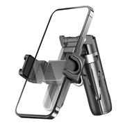 Selfie Stick Tripod - Compact Foldable Phone Holder, Adjustable Height Telescopic Grip, 360 Rotation Smartphone Stand, Remote Enabled Multi-Function Device | Versatile with Photography Recordi