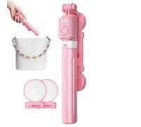 Selfie Stick Tripod, Phone Tripod with Remote, Extendable Phone Tripod, Wireless Remote Selfie Stick, Tripod with Integrated Light, Group Selfie Tripod, Adjustable Height Selfie Stick