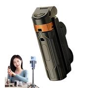 Selfie Stick Tripod, Rotating Phone Holder, Four Axis Wireless Remote, 4.33 x 2.36 inches Portable Lightweight Extendable Stand, Travel Friendly Selfie Stick for Smartphones