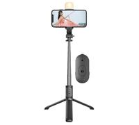 Selfie Stick Tripod - Selfie Stick Tripod, Selfie Sticks Travel Tripod Remote Control Fill Lights, Phone Tripod Holder for Home Selfie