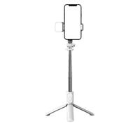 Selfie Stick Tripod | Selfie Tripod,Handheld Mobile Holder Pole Retractable Three Colors Fill Light for Travel Filming Women Gym Desk Video Vlogging Makeup