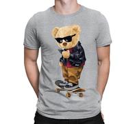 Selfie Teddy Bear Funny Cute Animal Fun Gift Idea Mens Womens T-Shirts Top#TA-56 Sports Grey 5-6 Years