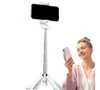 Selfie Tripod, Portable Phone Mount 0.79 x 0.79 inches 360 Degree Rotation Wireless Remote, Smartphone Vlogging and Livestreaming, Compact Stick Stand for Social Media Content Creation