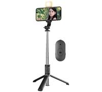 Selfie Tripod - Selfie Sticks Travel Tripod Fill Lights Remote Control - All-Round Phone Selfie Tripod Mount Phone Tripod Stand for Filming Video Recording