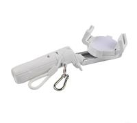 Selfie Tripod with Fill Light, Retractable Aluminum Alloy Phone Stand, Wireless Remote Control for Vlogging & Selfies, Portable Pocket Size(A)