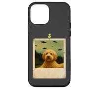 Selfie-UFO-Dog Doodle Dog-breed Doodle Goldendoodle Dogs Case for iPhone 12 mini