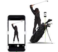 SelfieGOLF Record Golf Swing - Cell Phone Clip Holder and Training Aid - Golf Accessories | Winner of The PGA Best Product | Works with Any Smart Phone, Quick Set Up