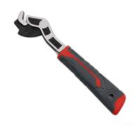 SelfLocking Adjustable Wrench Featuring Automatic Size Adaptation and Secure Grip with Three Sided Teeth and Comfortable Ergonomic Handle (8inch)