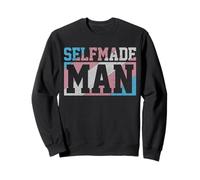 Selfmade Man Trans Pride Flag Transgender Funny LGBTQ Sweatshirt