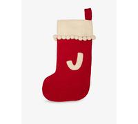 Selfridges Edit Selfridges Edit Alphabet Medium Wool Christmas Stocking 48cm J