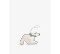 Selfridges Edit White Polar Bear Christmas Decoration 10.5cm