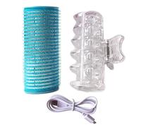 Selfs-Adhesive Haire Rolle - Self-Holding DIY Roller Set | Self-Grip Hair Curlers | Large Heatless Curlers for Volume & Curls - Hair Rollers for Long Hairs, Blowouts & Root Lift