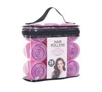 Selfs Grip Hair Rollers Curlers Set 36Pcs Hair Rollers Set with Carry Bag for Long Mediums Short Thick Thin Volumes Selfs Grip Curlers