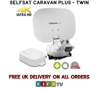 Selfsat Caravan Plus Twin LNB Auto Satellite Dish with iOS/Android Control