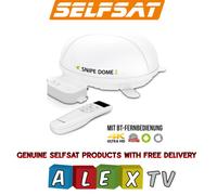 Selfsat Snipe Dome 2 Single GPS iOS Android App Control Caravan Satellite Dish