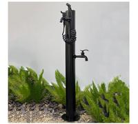 SelfStanding Garden Water Column with 2 Taps Outdoor Water Distribution Faucet Irrigation Fountain for Garden Durable and Stylish Water Spigot
