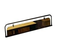 SelfSupporting Transparent Desk Divider 50 cmIdeal for Office Home SharedStudio Restaurant and Hotel Bar Black Design