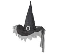 SELiLe Black Witch Hat For Halloween Party Women Wizard Hat Cosplay Costume Festival Headwear Carnivals Party Halloween Dress Up