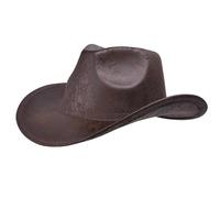 SELiLe Elegant Cowboy Hat Wide Brims Theme Party Hat Unisex Panamas Halloween Costume Adult Party Headpiece Western Cowboy