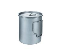 SELiLe Light Weight Travel Cup with Lid Easy to Use Foldable Handle for Camping Portable Camping Mug