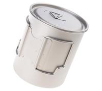 SELiLe Light Weight Travel Cup with Lid Easy to Use Foldable Handle for Camping Portable Camping Mug