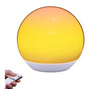 SELiLe Sunset Glowing Night Light with Remote 3 Brightness Levels 2700K Bedside Illuminations Portable Outdoor Indoor Lighting Rechargeable Camping LED Lamp