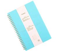 SELiLe Twin-Wire Binding Hardcover Notebook 160 Pages Wide Lined for Writing College Ruled Journal Notepads for School PVC Hardcover Writing Journal