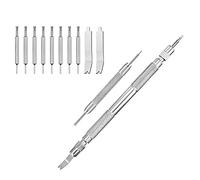 Selizo Spring Bar Tool Kit with Extra 10 Tips Pins and Instruction Manual for Watch Wrist Bands Strap Removal and Watch Repair
