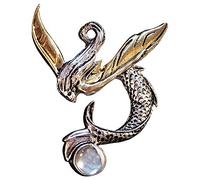 Selkie for Transformation Pendant Necklace - Briar Angels and Faeries Pendants Collection - With Swarovski Crystals - Gift Boxed