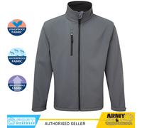 Fort - Selkirk Softshell Jacket - Grey Jacket - Medium - Fleece Jacket Mens - Mens Fleece - Mens Fleece Jackets - Workwear - Comfortable Work Jacket - Softshell Jackets for Men