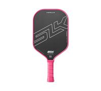 Selkirk Sport SLK Halo Power MAX Pickleball Paddle | Raw Carbon Fiber Face with Raw Spin Technology | Rev-Core Power Polymer Core | Comfortable SLK Faux Leather Grip | Pink