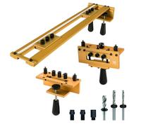 Sell-Fix | Minifix Tool Set, High Presicion Adjustable Aluminum Template Up to 16-30mm, Minifix Jig for Wood Working, Repair, Handyman, Personal Use, 2 Years of Warranty - Includes Setup Guide