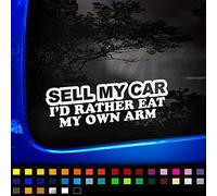 Sell My Car Funny Vinyl Decal Sticker, JDM Sticker, Car Window Sticker, Funny Car Bumper Sticker, Funny Motorhome Sticker, Funny Caravan Sticker, 200mm